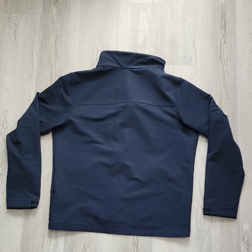 The North Face Men's Navy‎ Field Jacket Insulated Stand Collar Size L